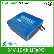 LiFePO4 24V 10ah Aluminiumkoffer elektrische Fahrradbatterie